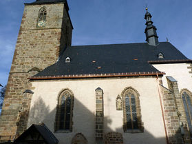 Abbau des Gerüstes an der Südseite (Foto: Karl-Franz Thiede)